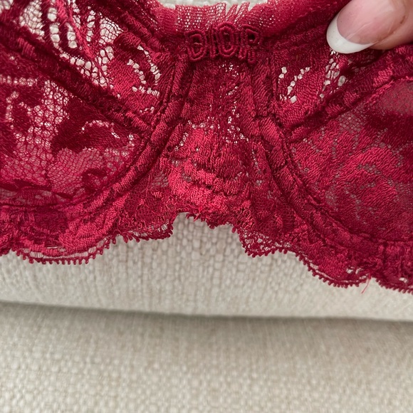 Christian Dior bordeaux color bra 34A (burgundy) - Picture 3 of 10